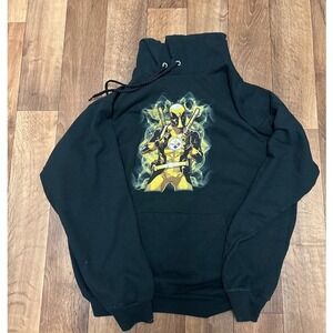 Port and Company Pittsburgh Steelers Deadpool Graphic Hoodie Black Mens‎ Large